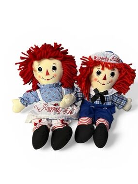 Raggedy Ann and Andy plush doll NWOT